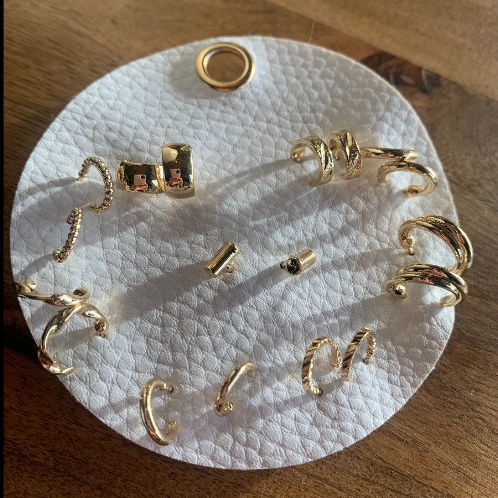 Set of Huggie Hoops